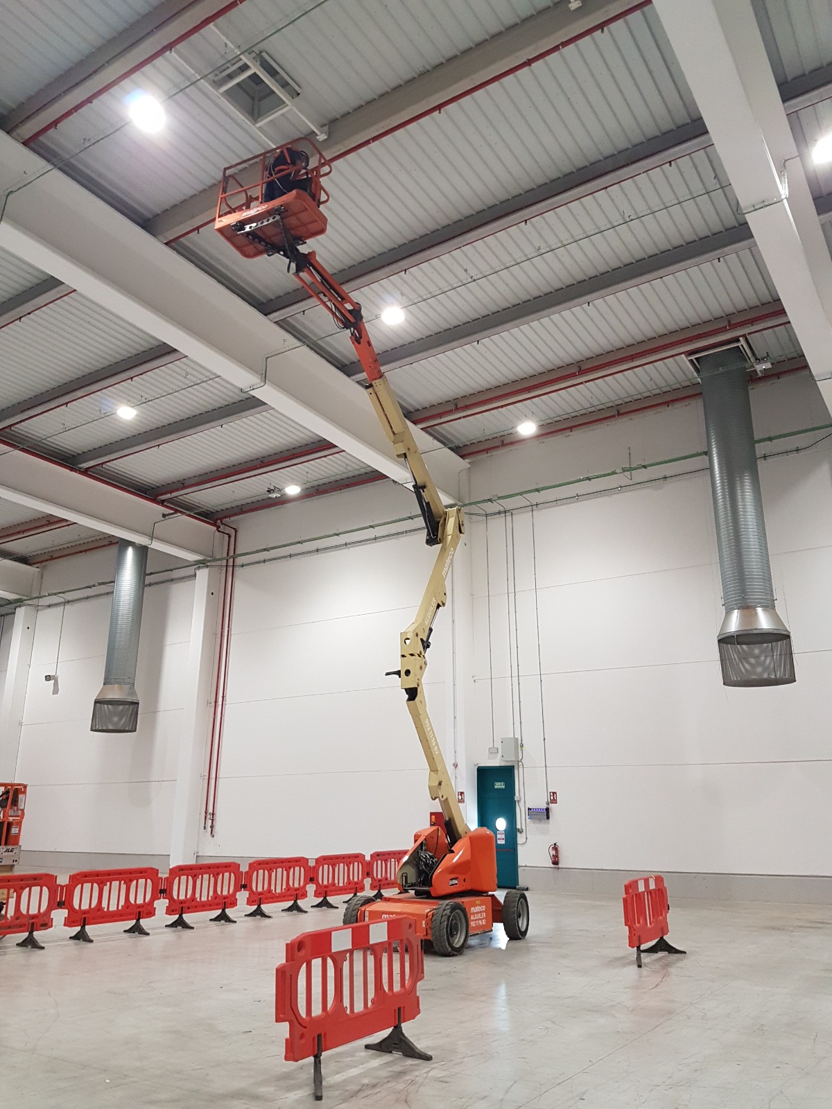 Ejercicio de posicionamiento en el punto de trabajo con PEMP del tipo 3B en Guadalajara
