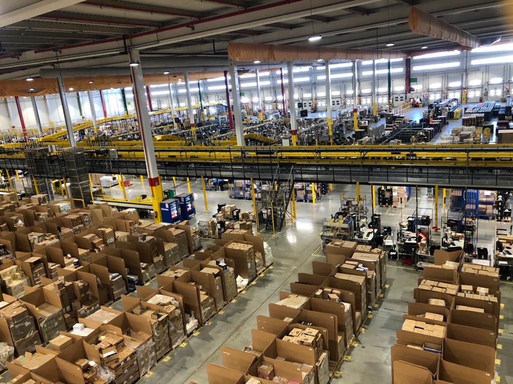 Visita al centro logístico de Amazon en San Fernando de Henares