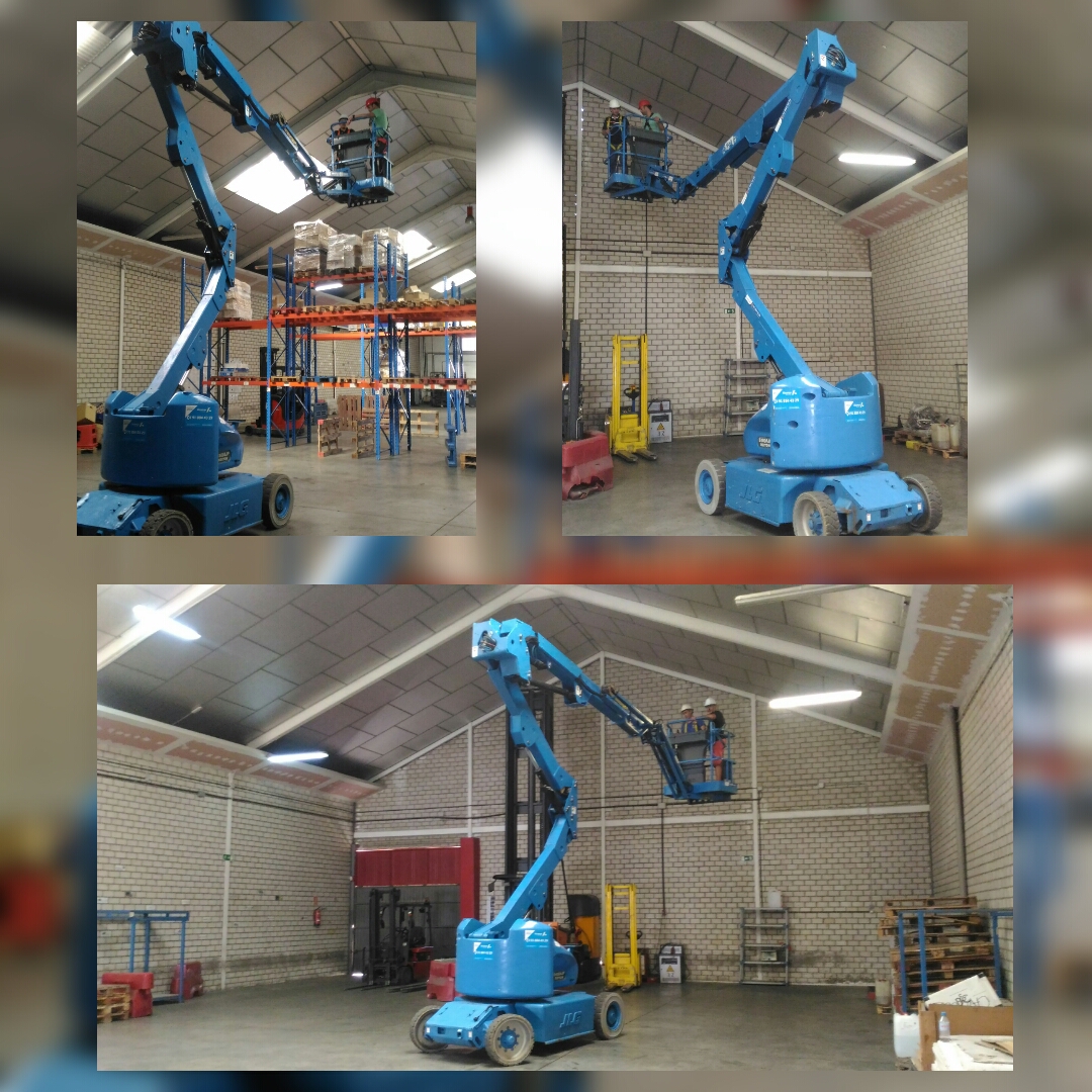 Ejercicios  de posicionamiento a punto de trabajo con PEMP de tipo 3B