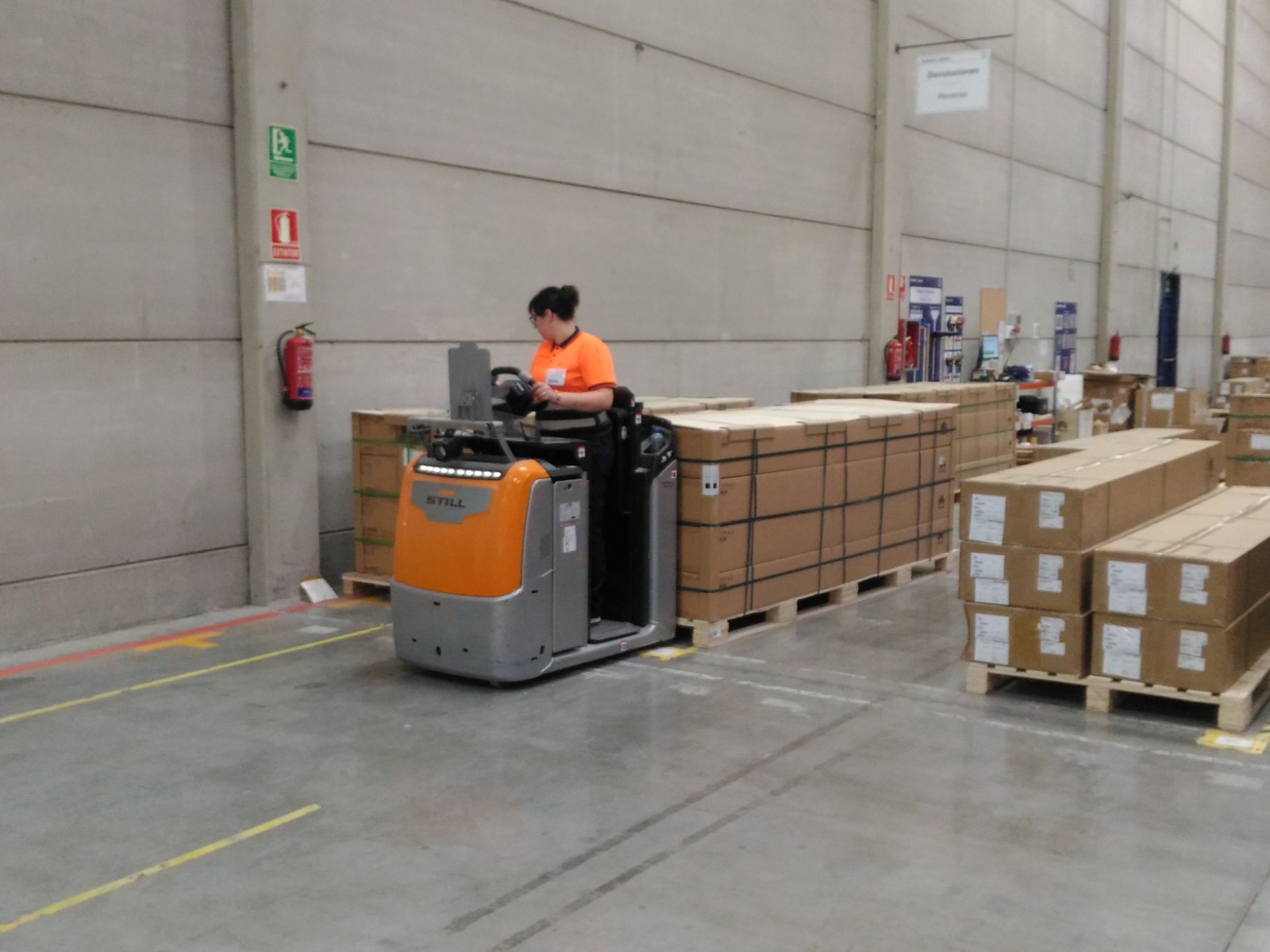Recogida de carga con Recogepedidos de nivel bajo en Guadalajara