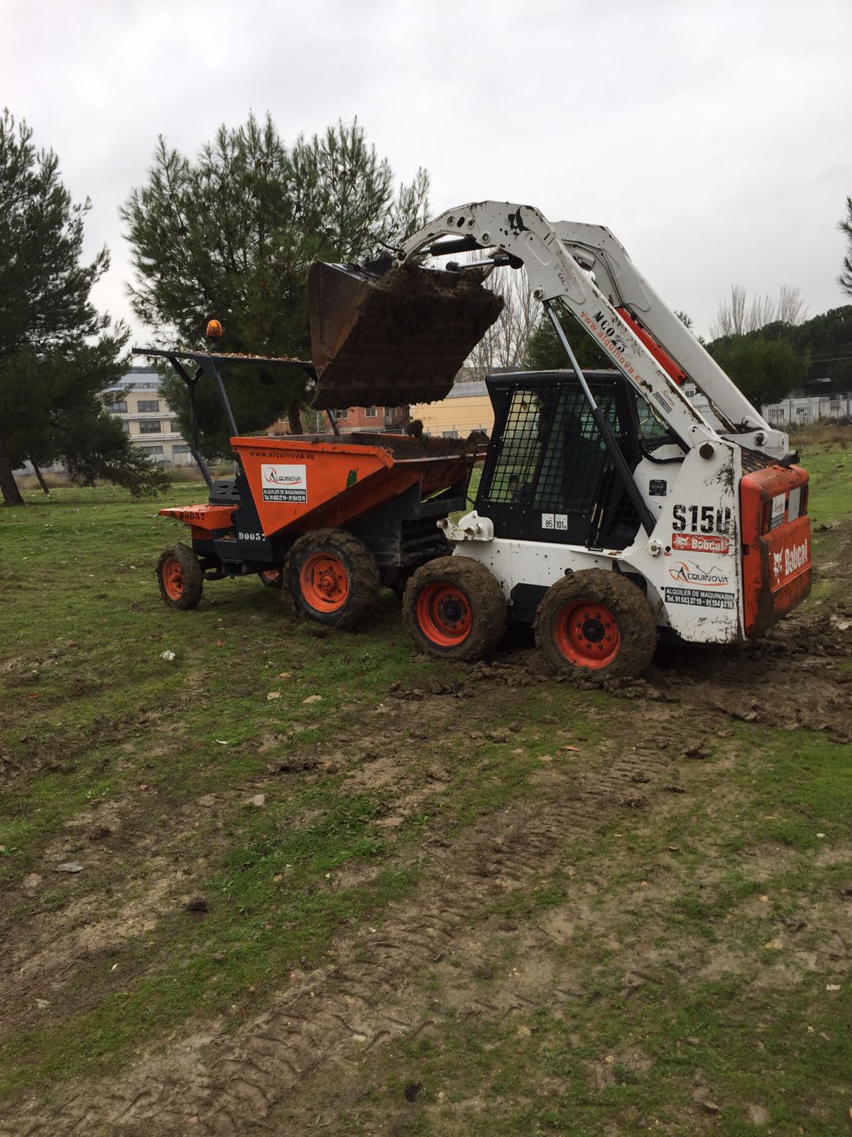 Prácticas con dumper y mini abierto