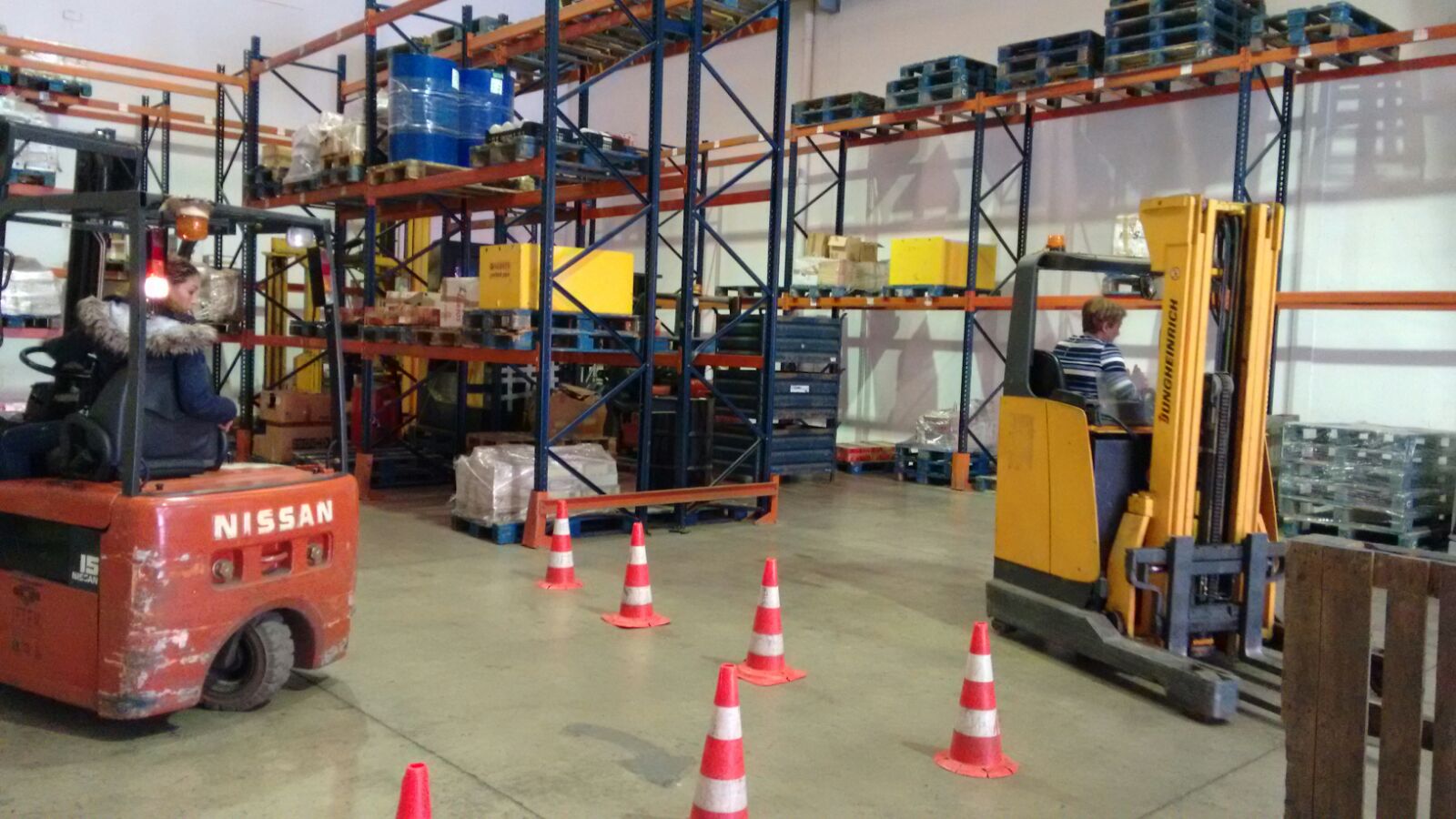 Curso de Carretillas Elevadoras para la Fundación Intermedia