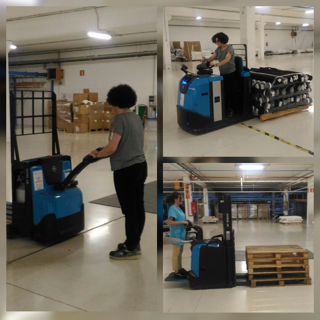 Curso de carretillas elevadoras para INDITEX