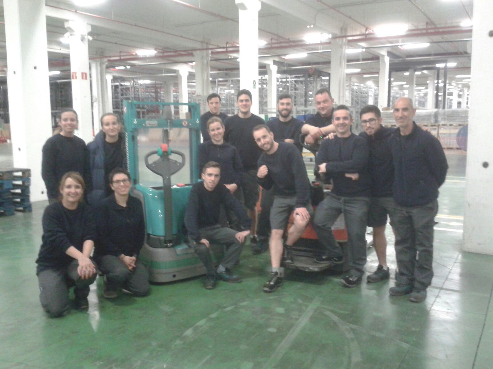 Curso de Carretillas Elevadoras en Zara Logística en Arteixo