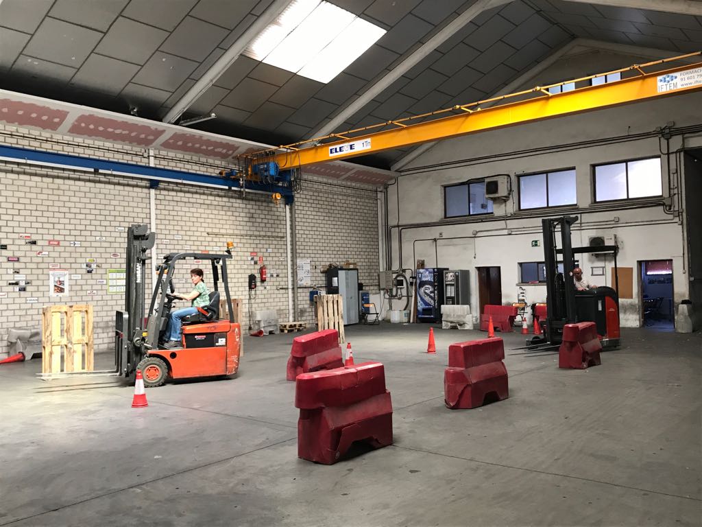 Curso de carretillas para Imbisa