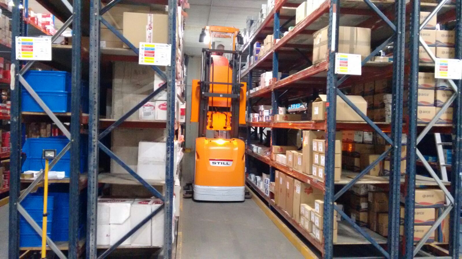 Curso de recogepedidos vertical para Saint Gobain