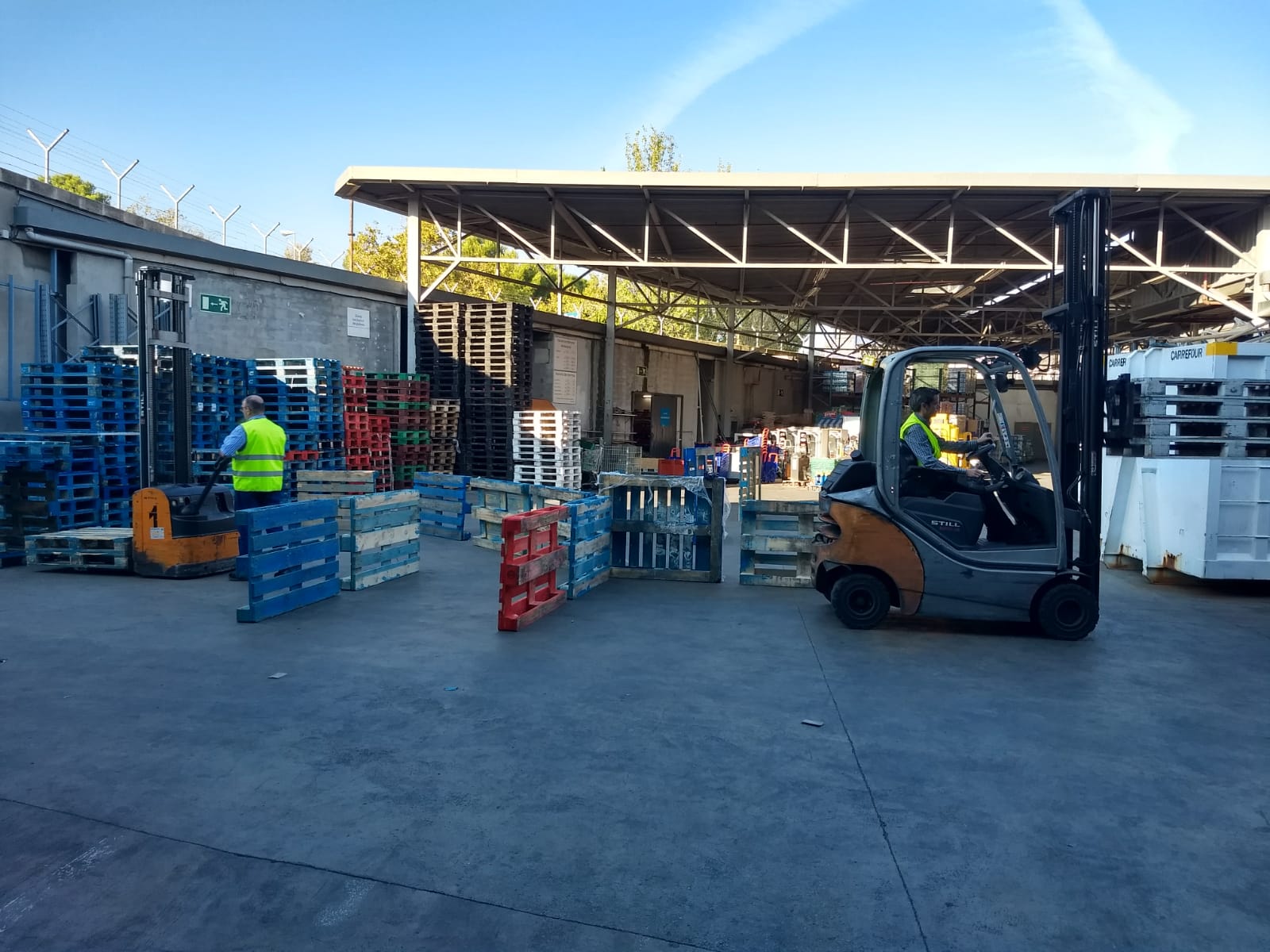 Prácticas de circulación con carretilla frontal, Formación de Formadores para Carrefour