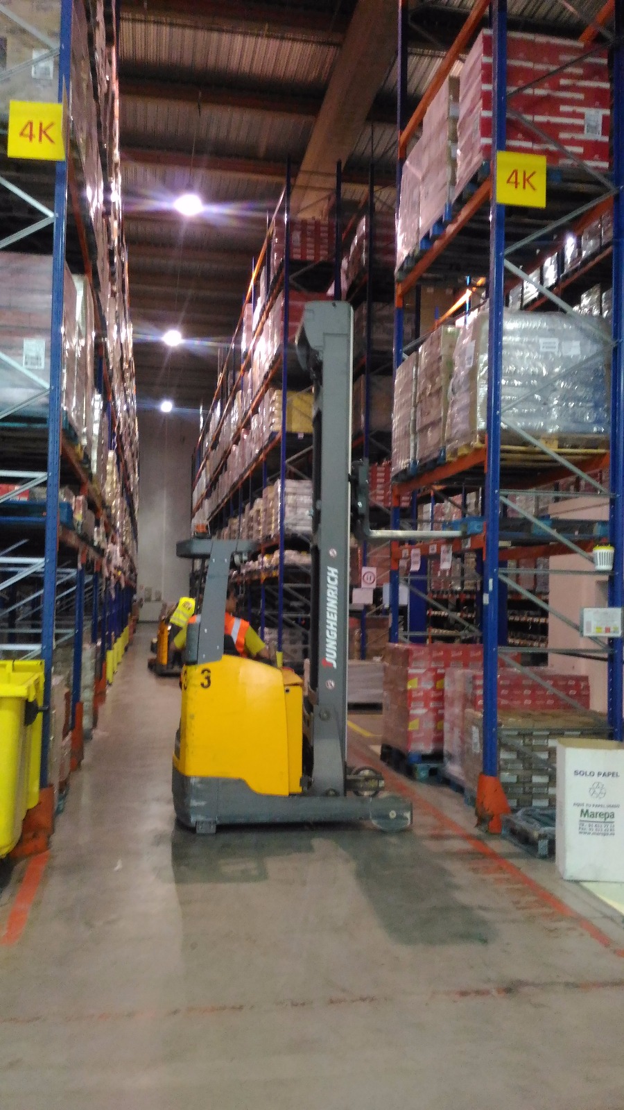 Actualización de carretillas elevadoras para DHL