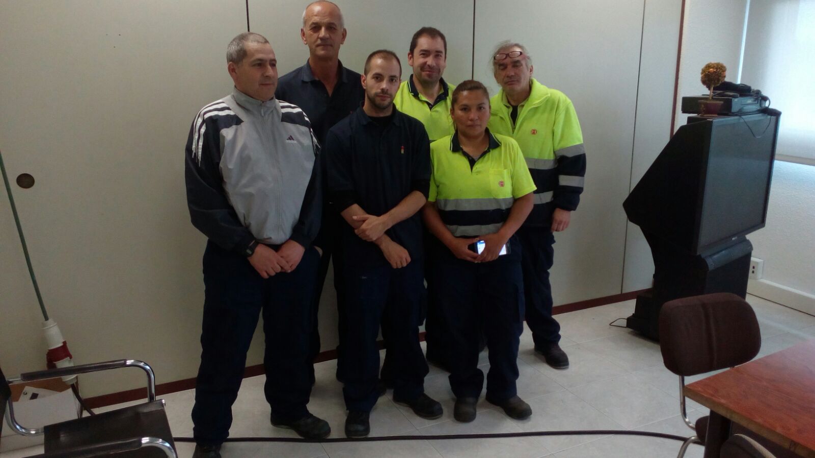 Grupo del curso de actualización en HIPER USERA