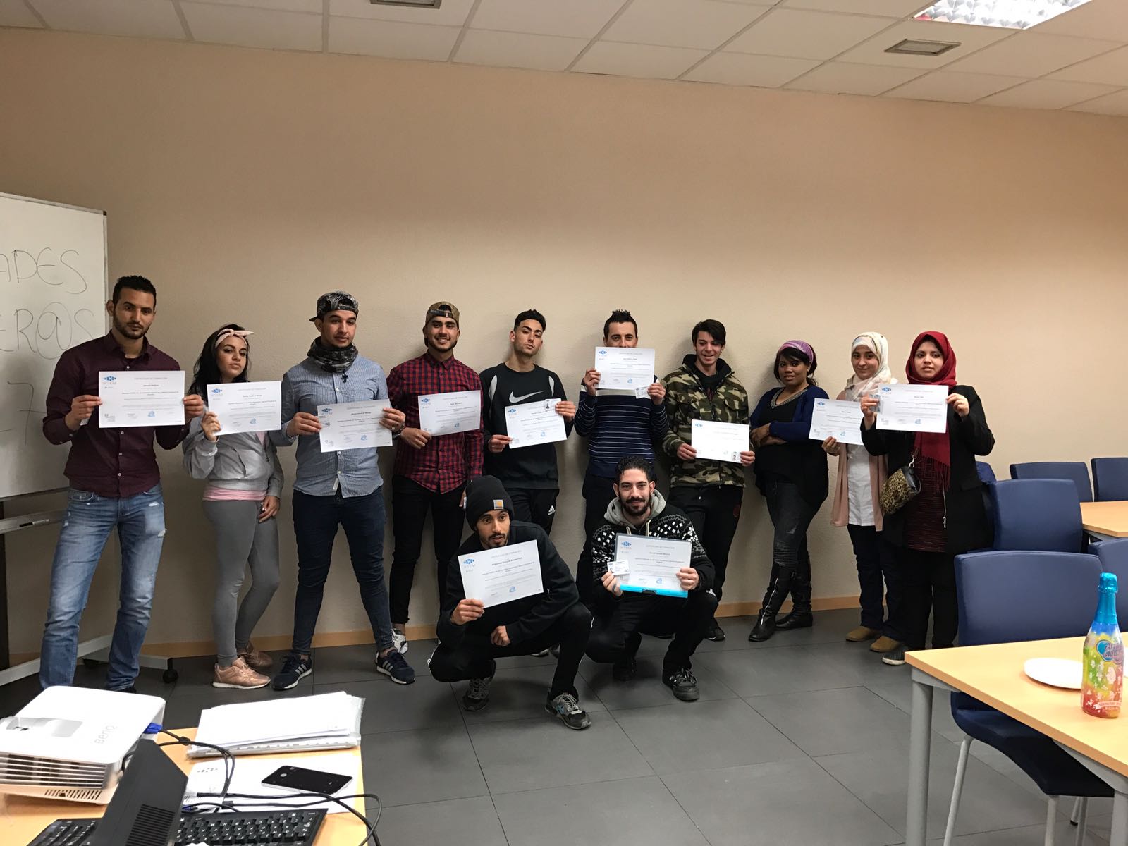 Entrega de diplomas en asociación La Vasija