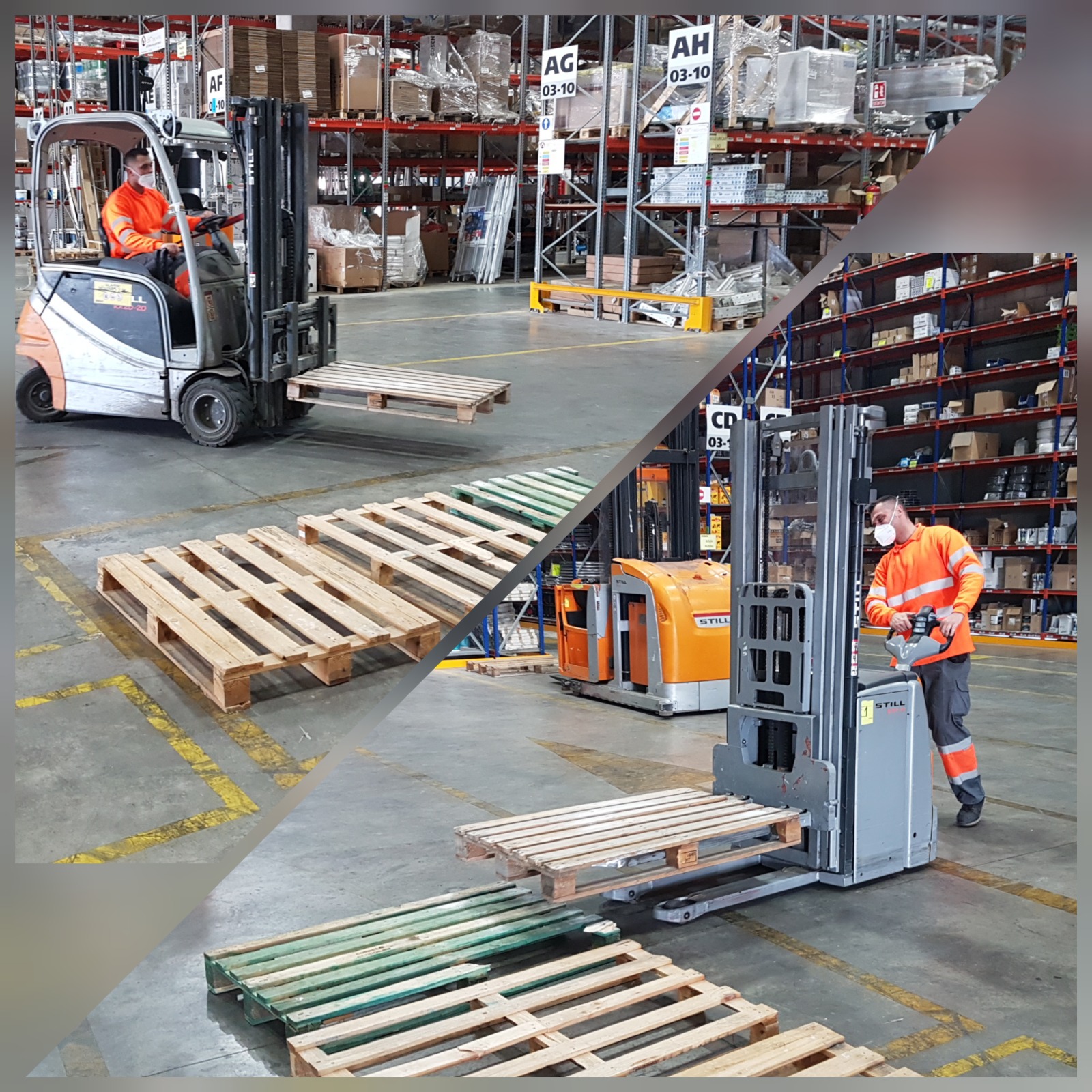 Ejercicio de apilado para LA PLATAFORMA DE LA CONSTRUCCIÓN