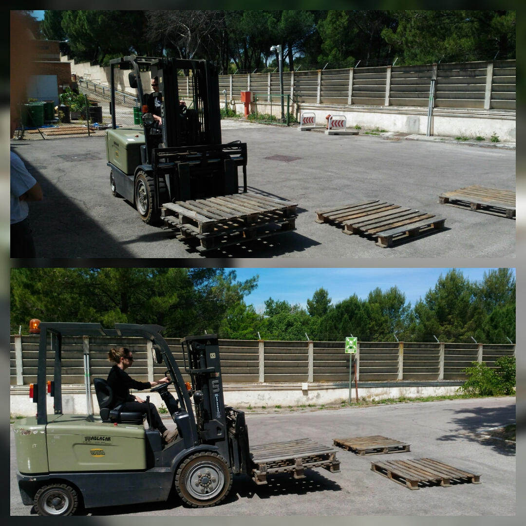 Curso de Carretilla frontal contrapesada para CIEMAT