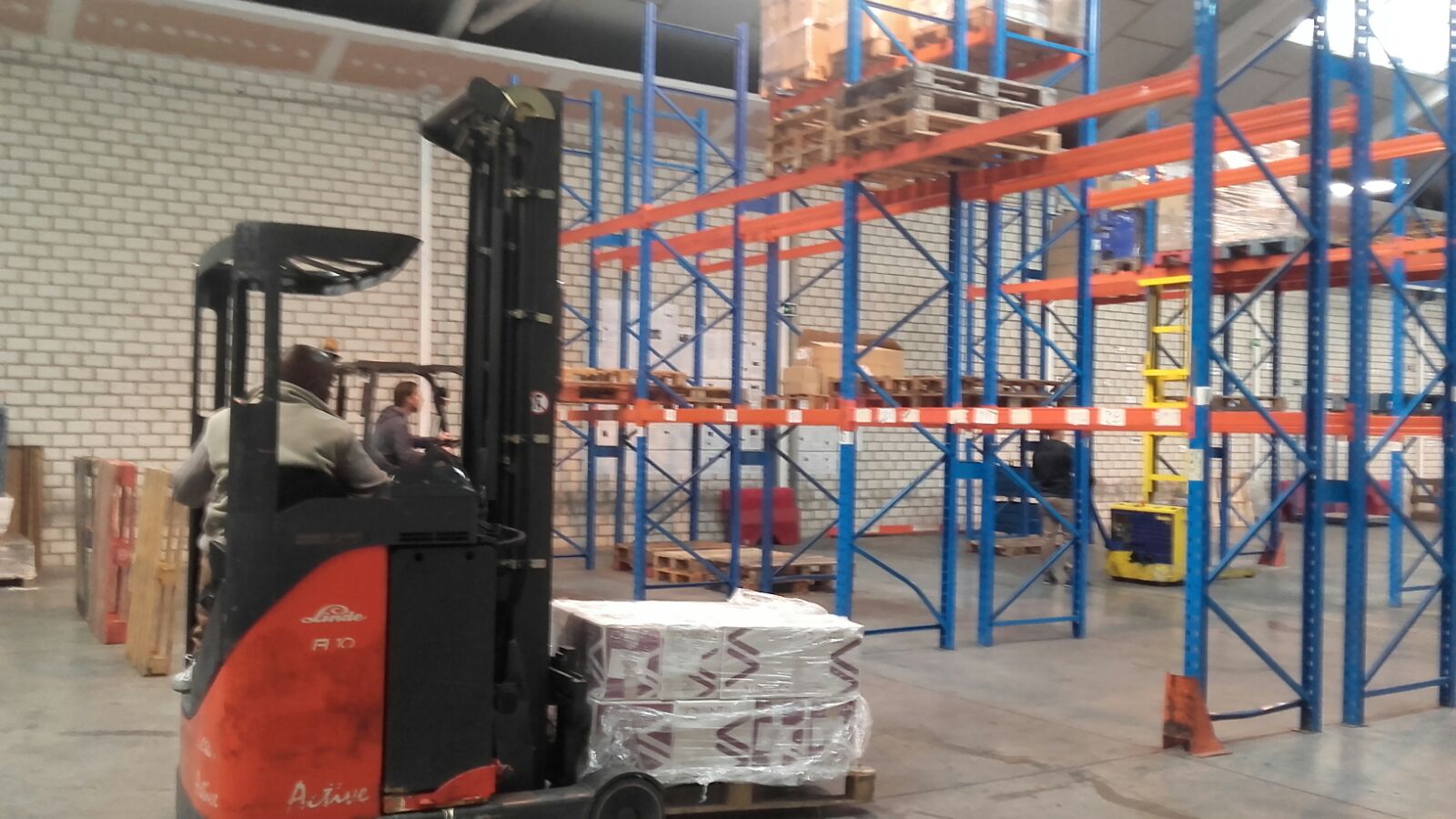 Prácticas del curso de carretilleros en IFTEM Getafe