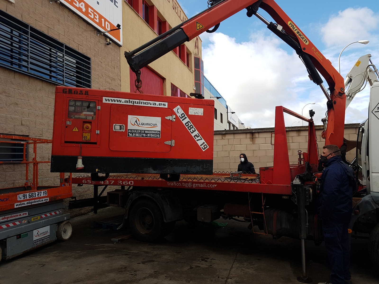 Curso Manejo seguro de Grúa Hidráulica Articulada en Getafe