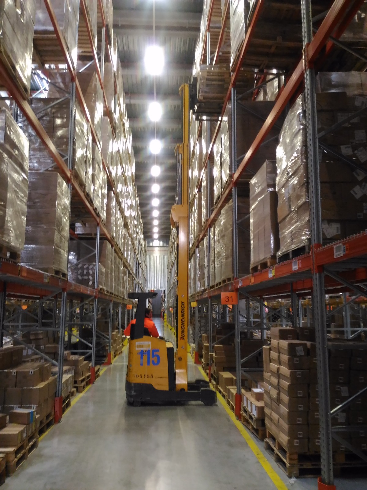 Actualización Formativa de carretillas elevadoras para DHL