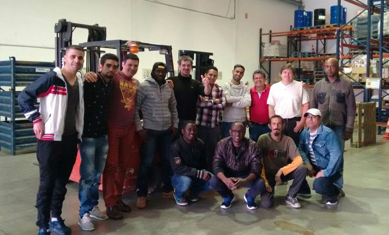 Alumnos del curso de Fundació Formació Treball