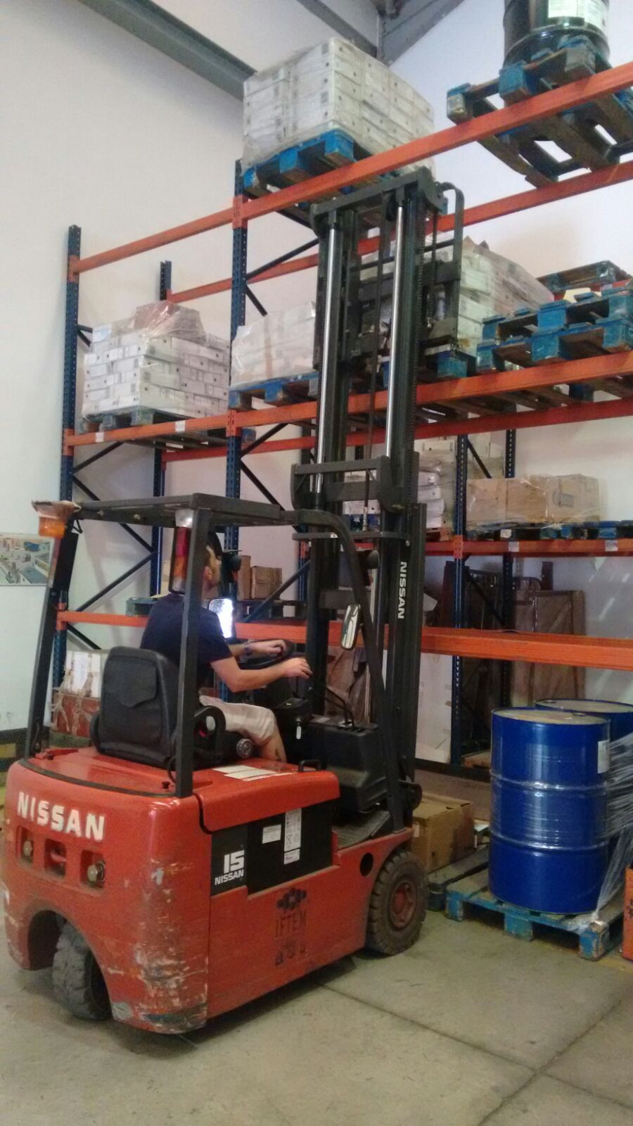 Curso abierto de carretillas elevadoras para Saint Gobain