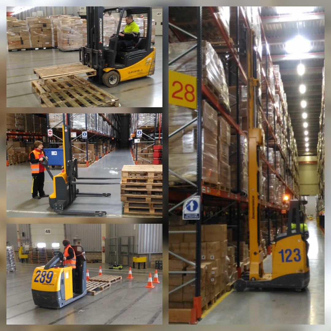 Curso de Actualización de Carretillas Elevadoras para DHL