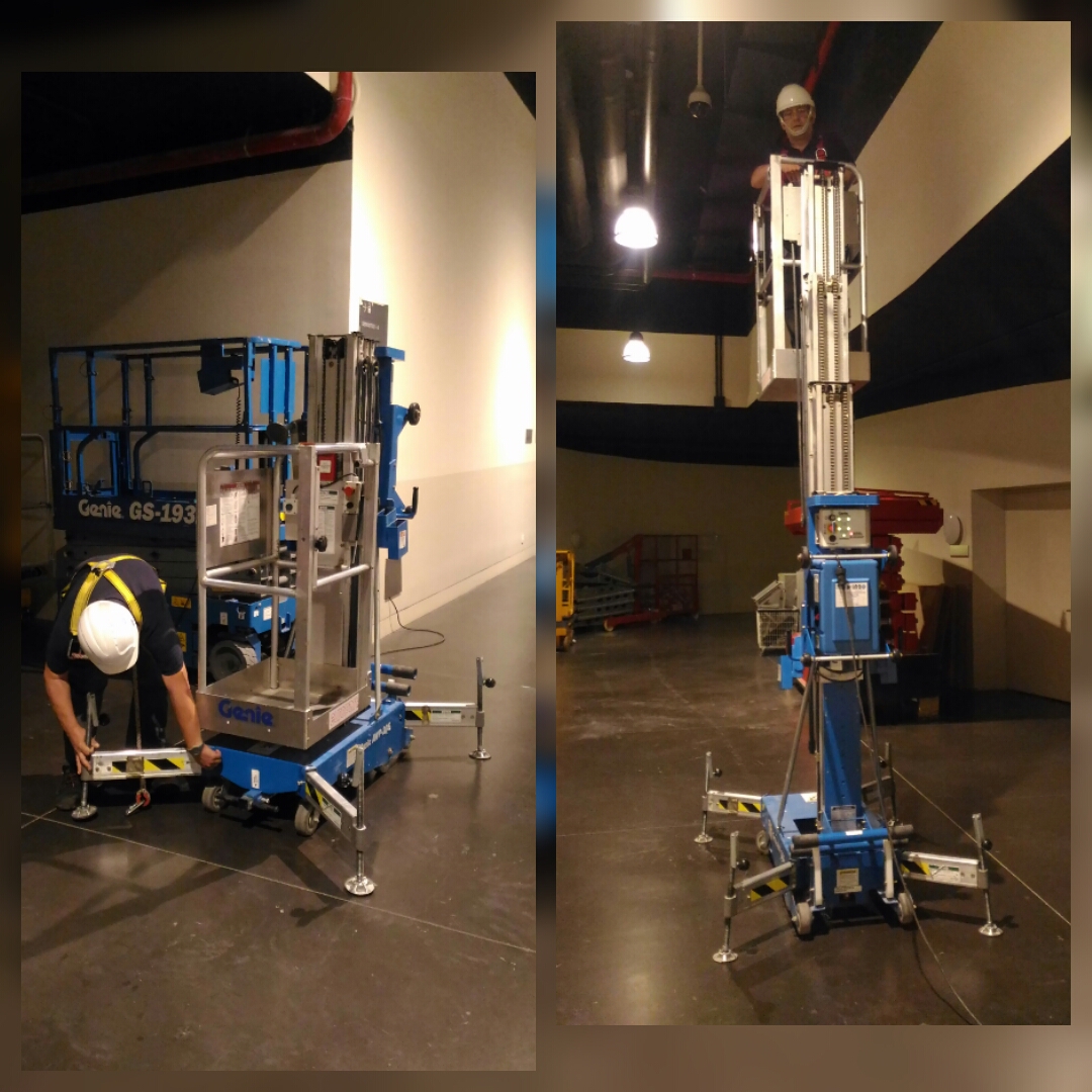 Ejercicio de montaje y posicionamiento con PEMP para MUSEO NACIONAL DEL PRADO