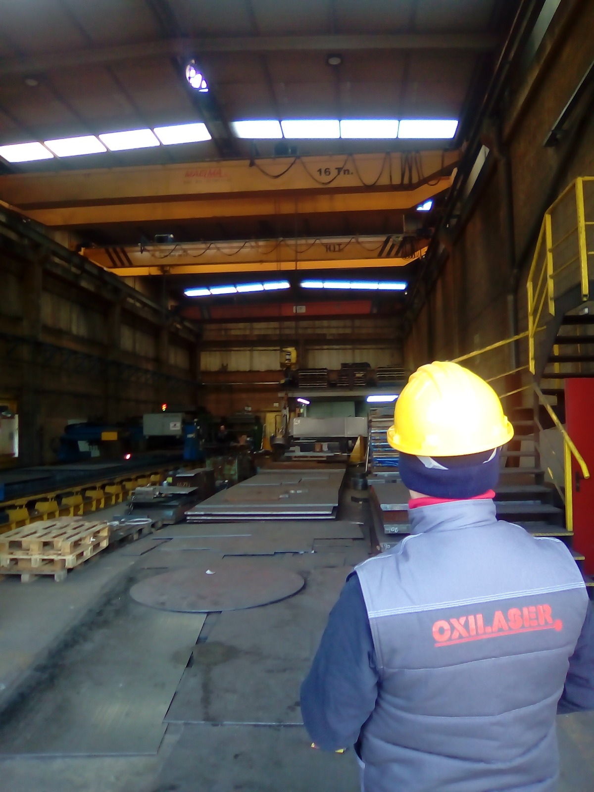 Actualización formativa de Carretillas elevadoras y grúa puente en Oxilaser