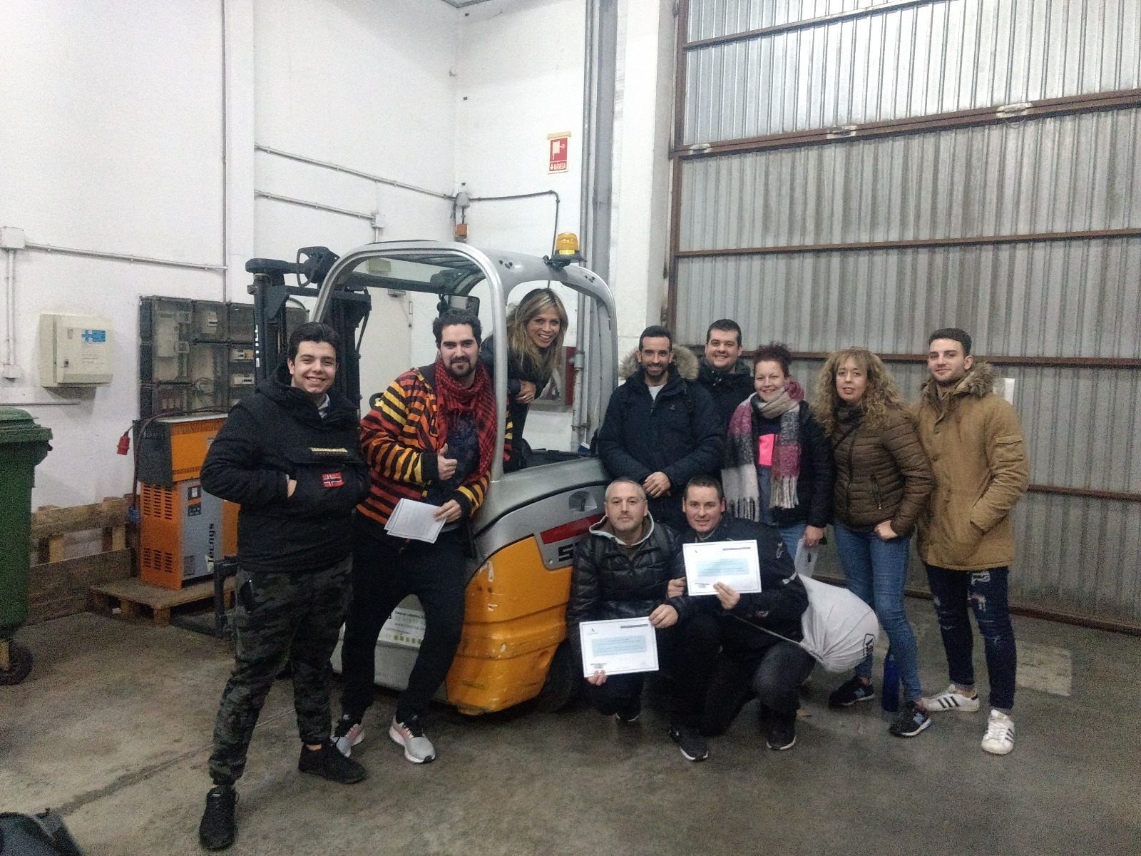 Alumnos del curso de ADECCO, Staff