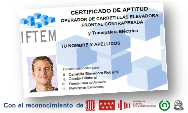Carnet De Carretillero O Certificado De Aptitud Carnet De Carretillero O Certificado De Aptitud